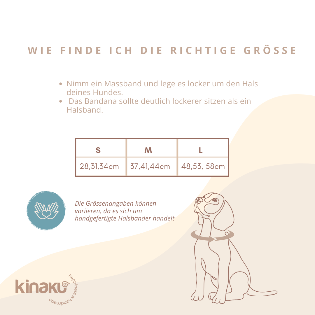Kinakú Dog bandana TIERNO L
