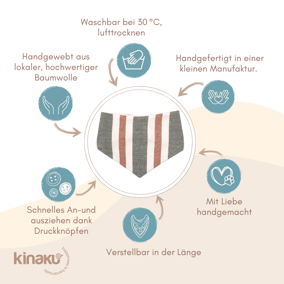 Kinakú Dog bandana TIERNO L