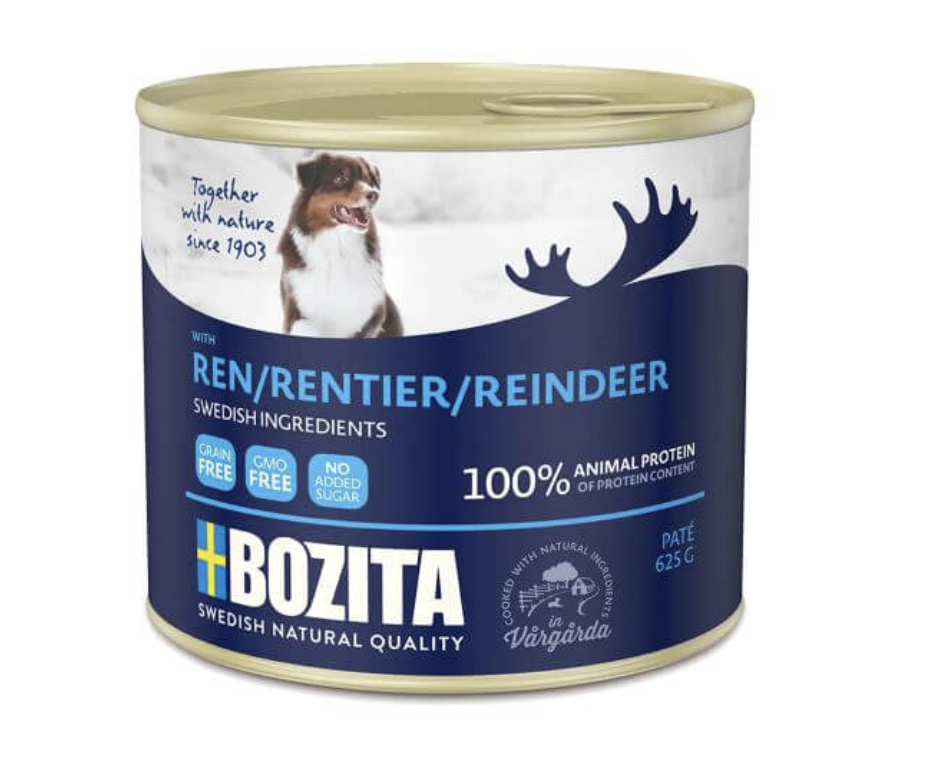Bozita Paté  Rentier Nassfutter für Hunde 625 g