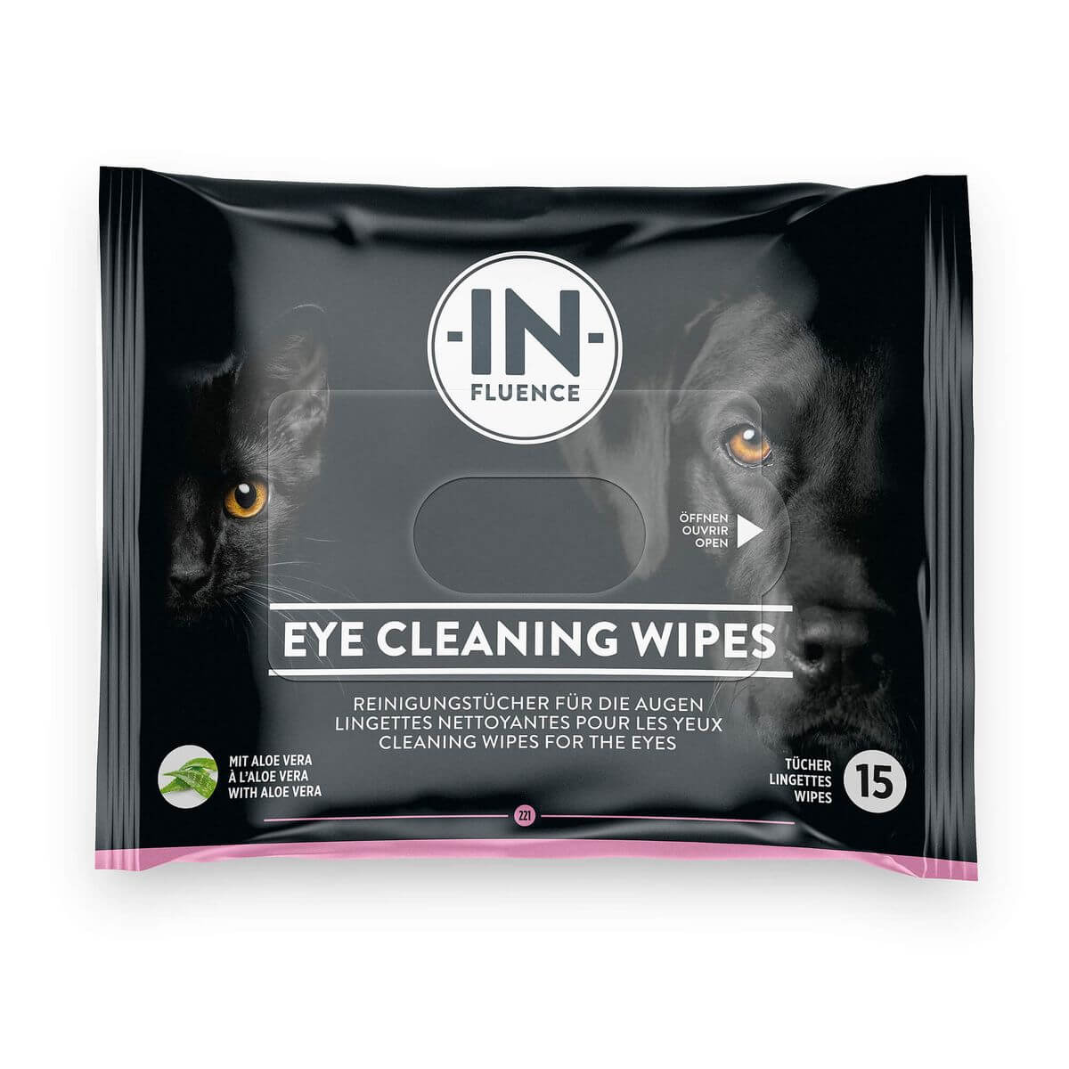 InFluence Eye Cleaning Wipes 15 Stück