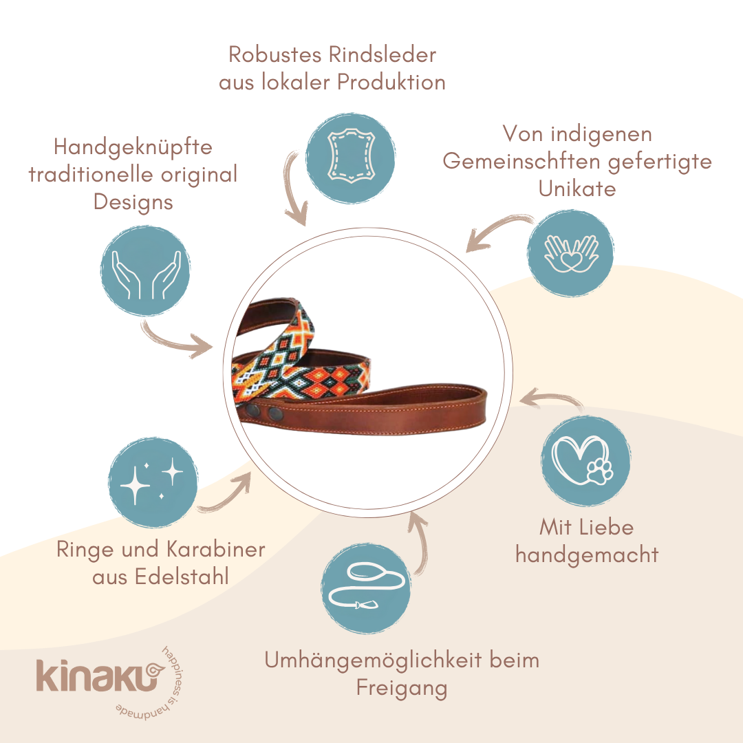 Kinakú Dog leash Holbox XS