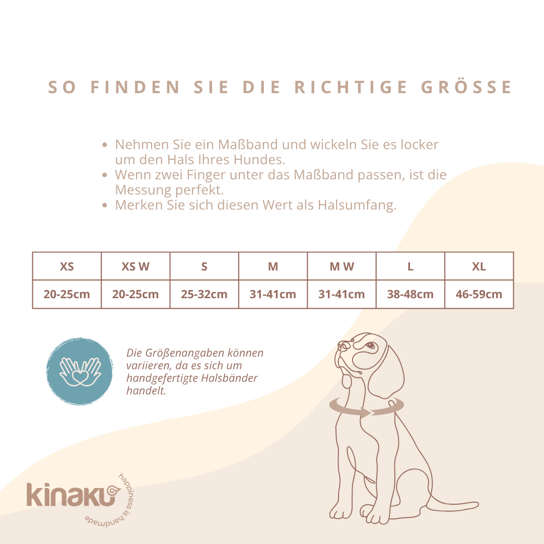 Kinakú Dog collar Tulum XS